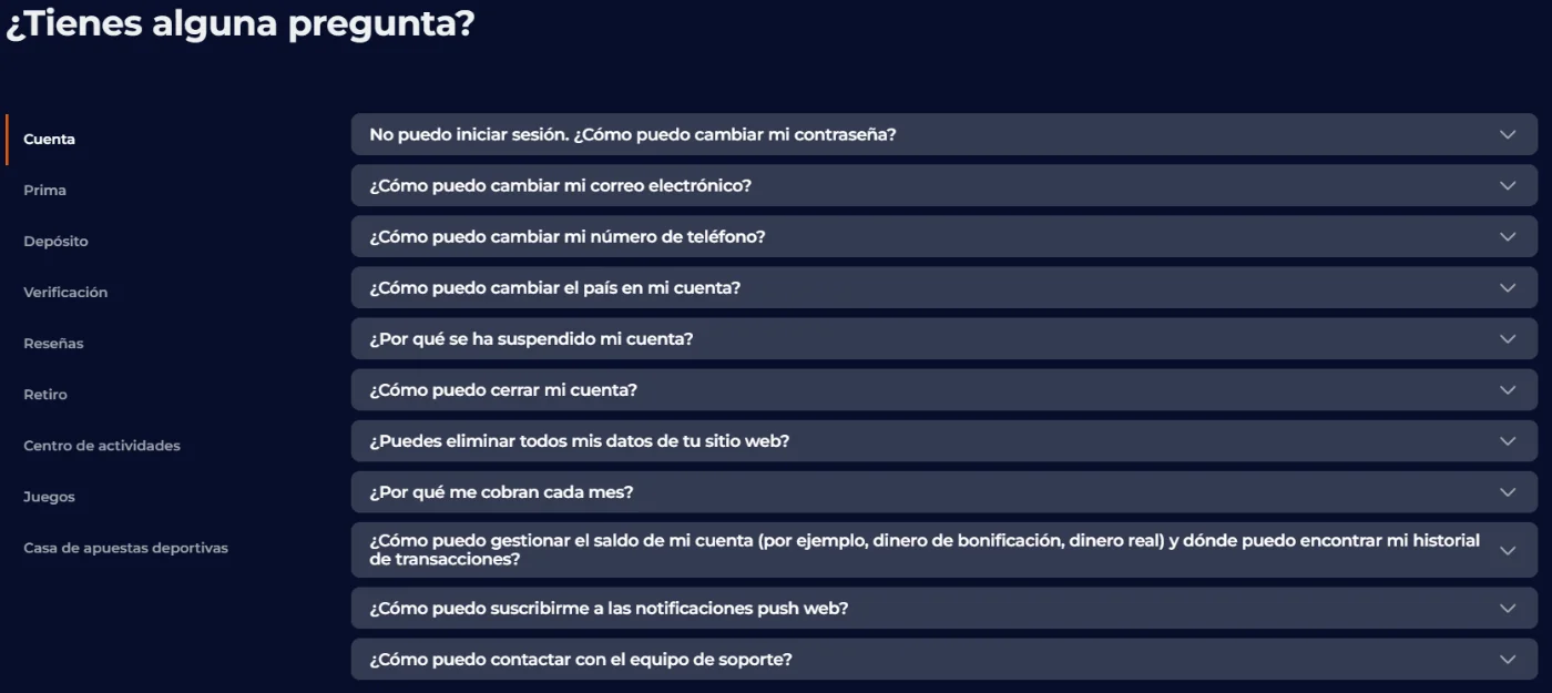 Nine Casino Preguntas Frecuentes y Ayuda Nine Casino sección de preguntas frecuentes sobre cuenta, depósitos, verificación, retiros, juegos y soporte